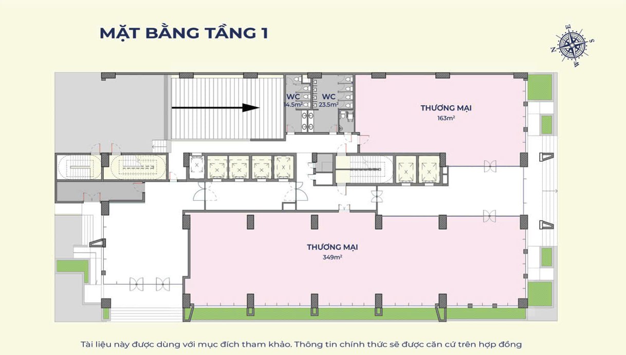 Mặt bằng tầng 1