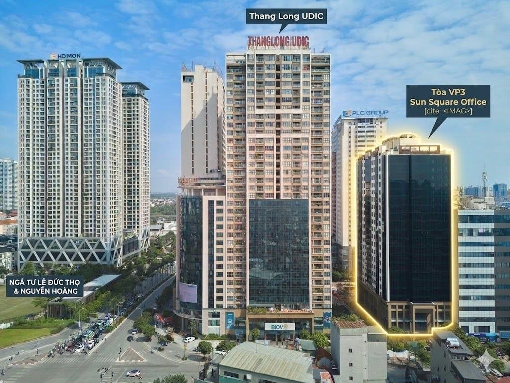 Văn phòng cao cấp Sun Square Office